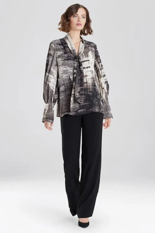 Abstract Tapestry Silky Soft Blouse