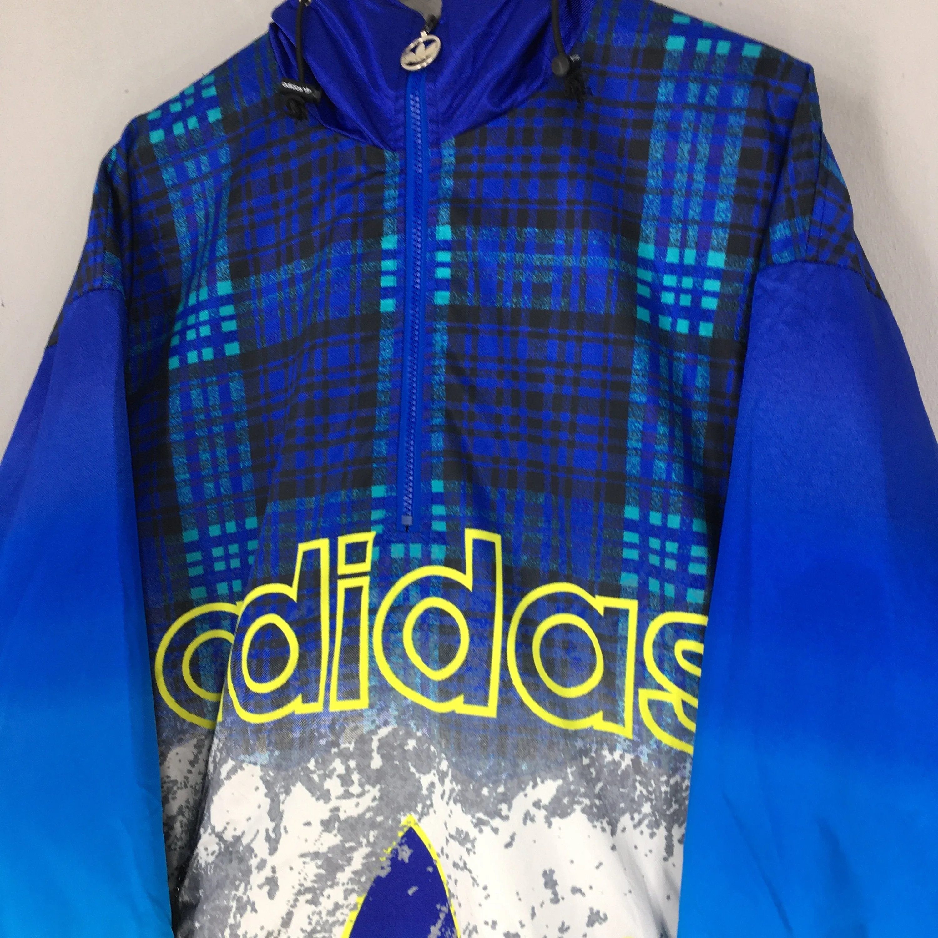 Adidas Trefoil Hoodie Jacket Windbreaker Large