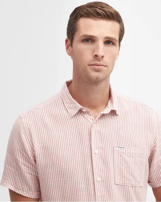 Barbour - Deerpark S/S Summer Shirt, Pink Clay