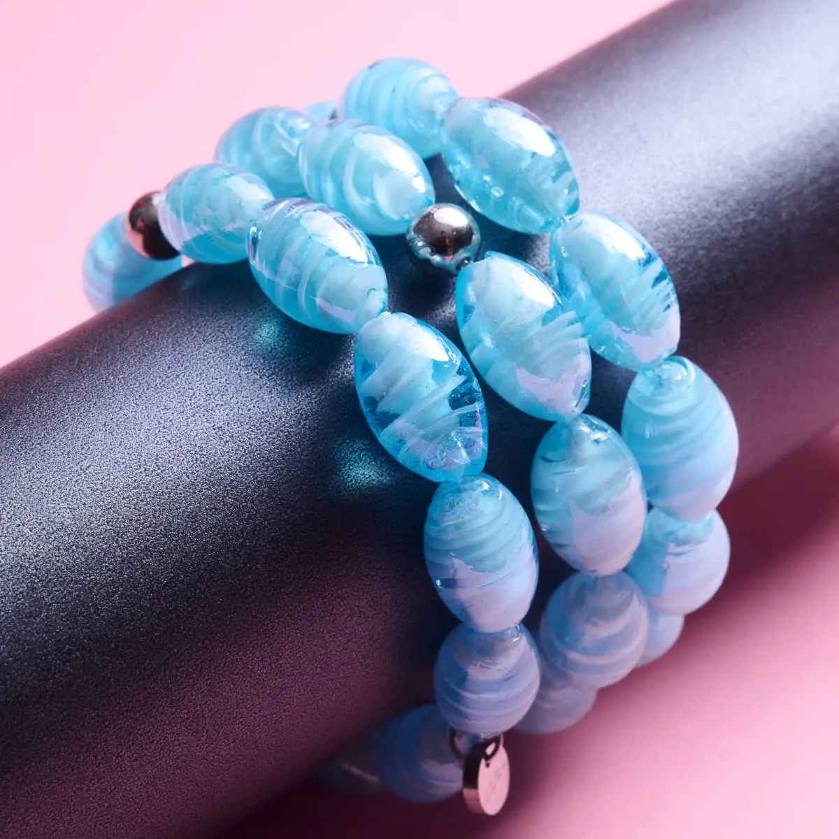 Blue Orbit | Tempest Glass Bracelet