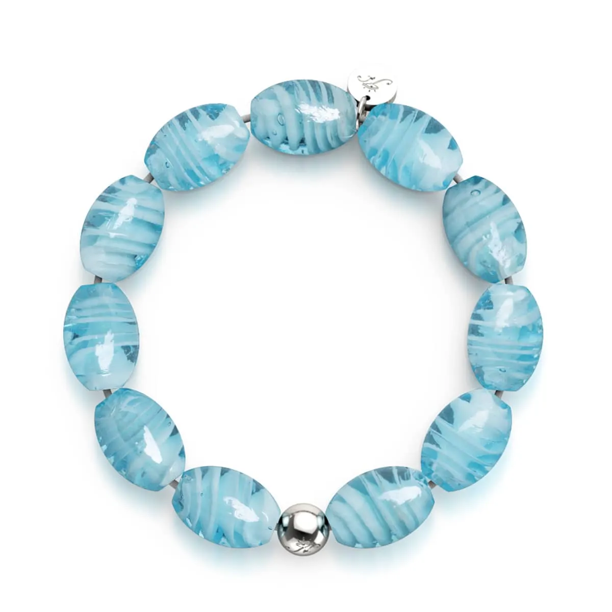 Blue Orbit | Tempest Glass Bracelet