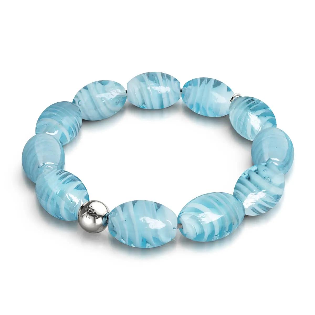 Blue Orbit | Tempest Glass Bracelet