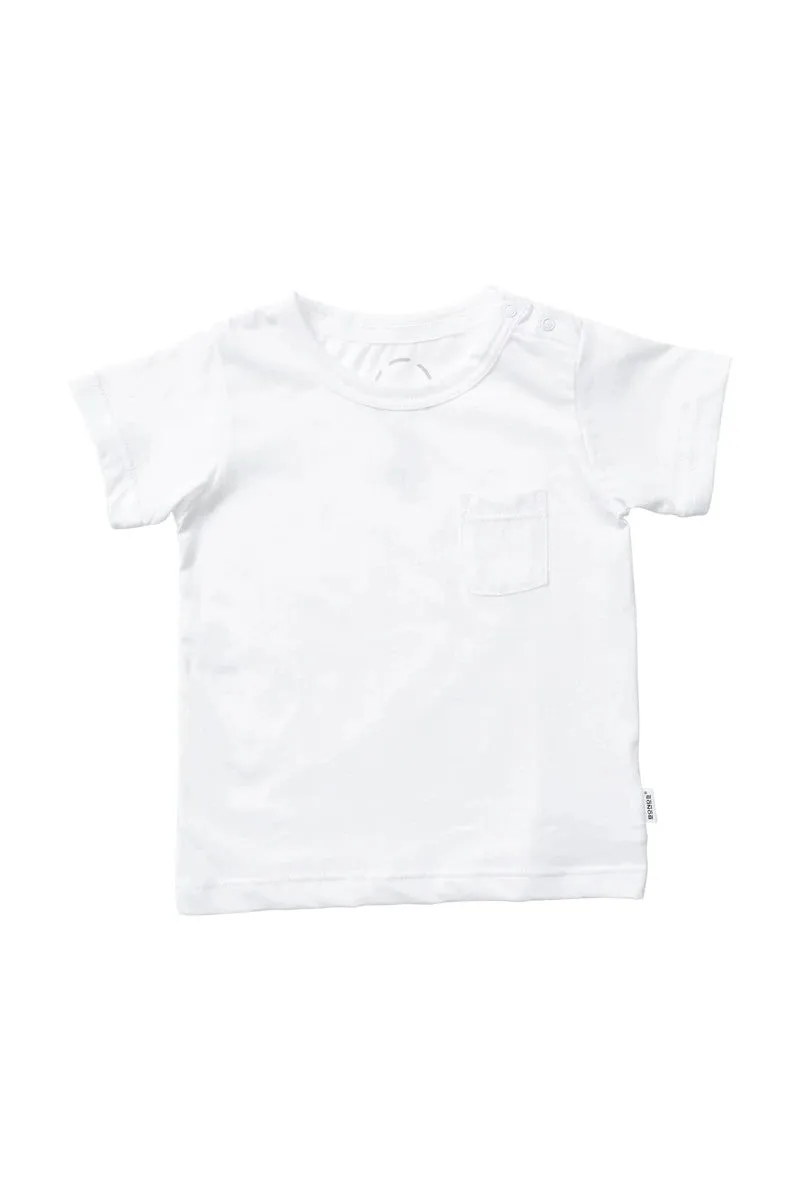 Bonds Short Sleeve Crew Tee - Nu White