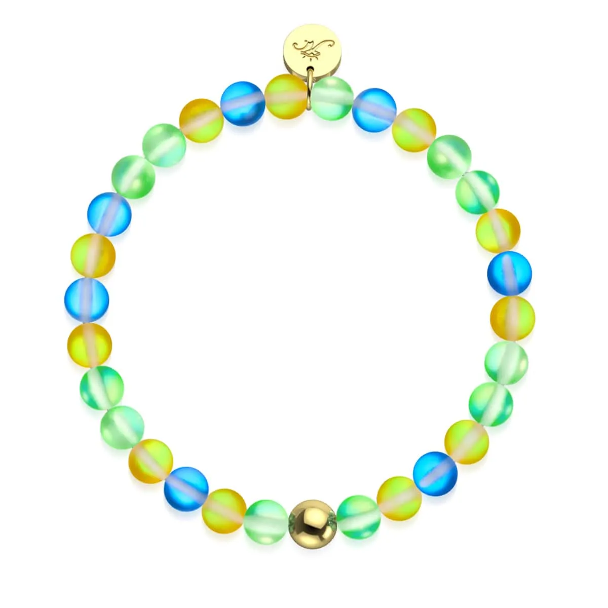 BRAZIL | Mermaid Glass Nations Bracelet