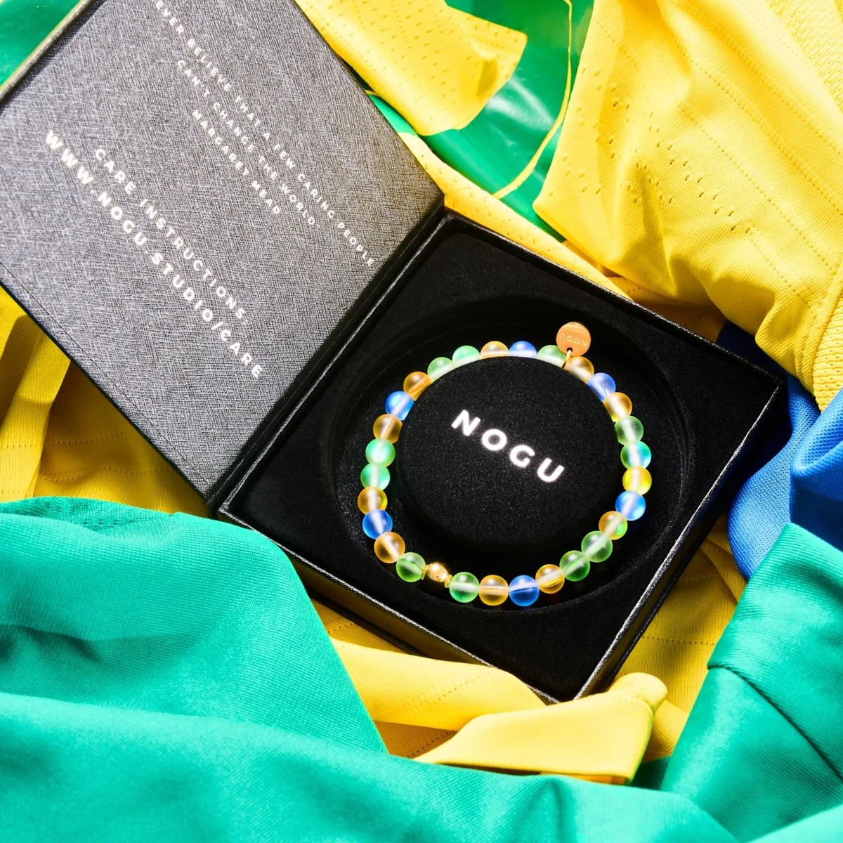 BRAZIL | Mermaid Glass Nations Bracelet