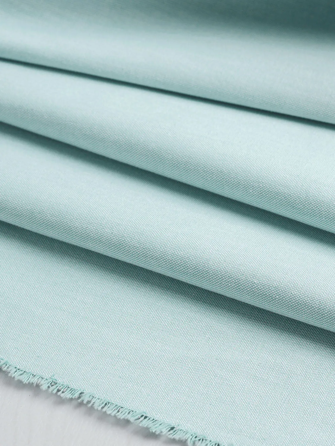 Cotton Oxford Shirting - Turquoise - Swatch