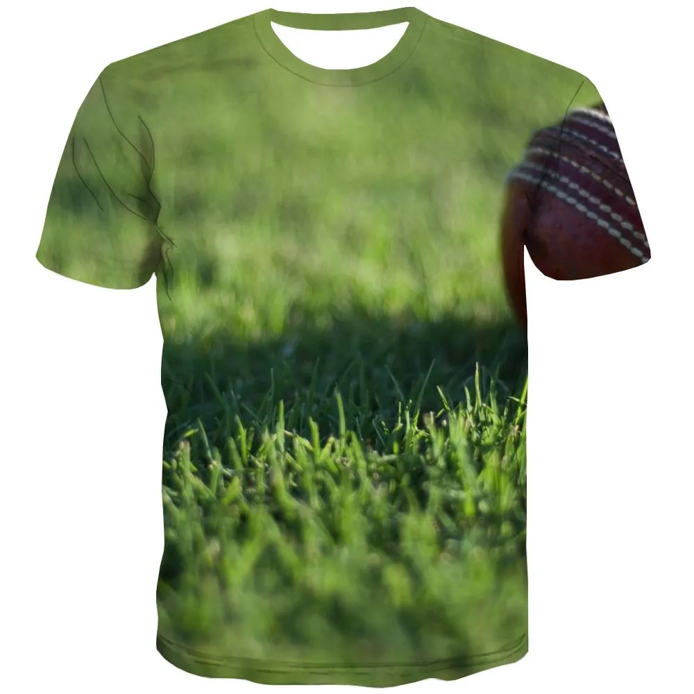 Cricket T-shirt Men Movement Tshirt Anime Lawn T shirts Funny Game T-shirts 3d