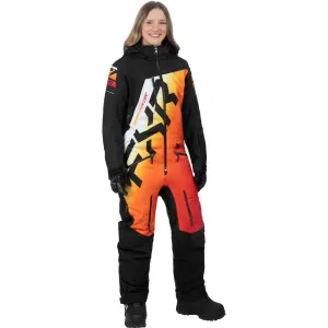 FXR CX F.A.S.T. Insulated Snowmobile Monosuit Black/Sunrise