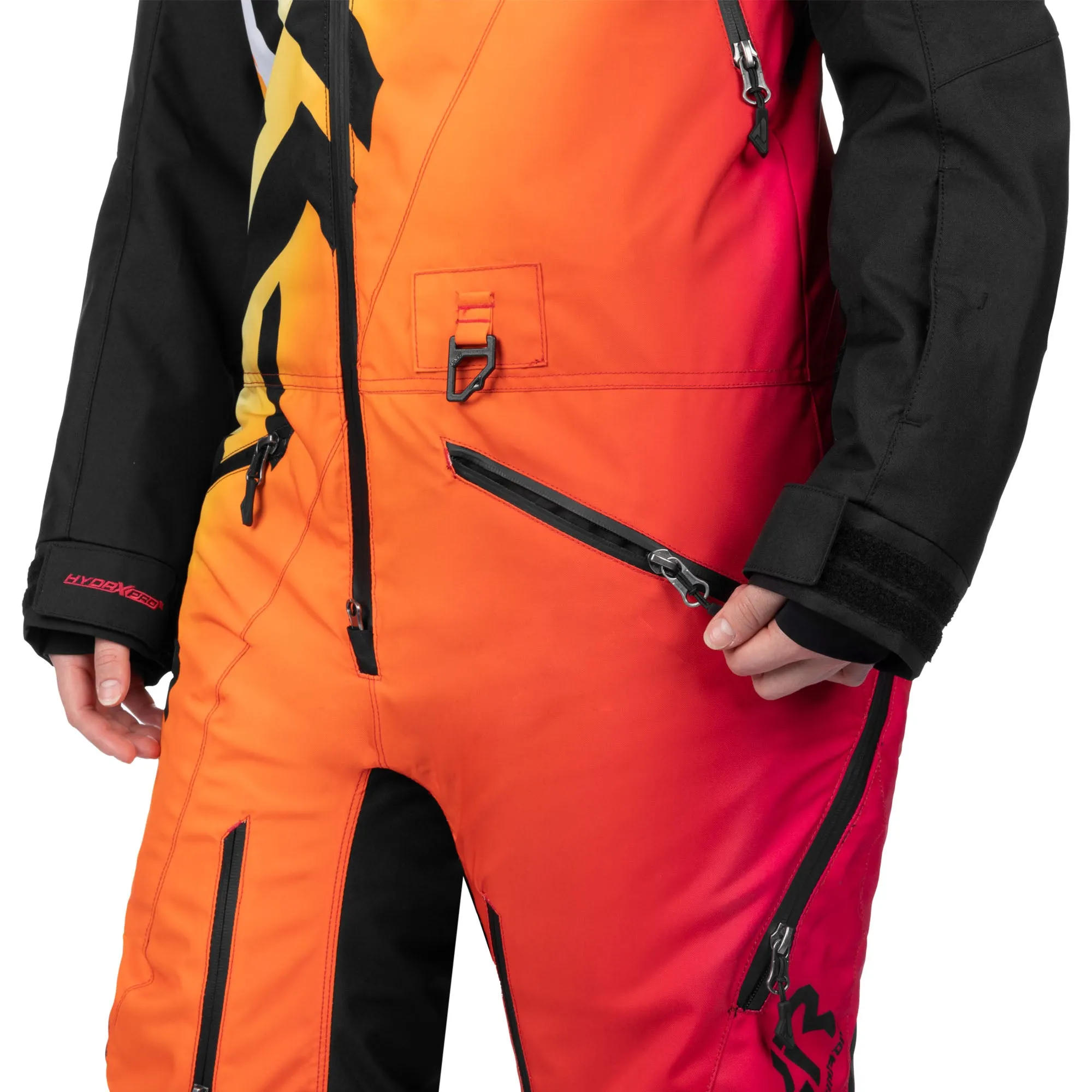 FXR CX F.A.S.T. Insulated Snowmobile Monosuit Black/Sunrise