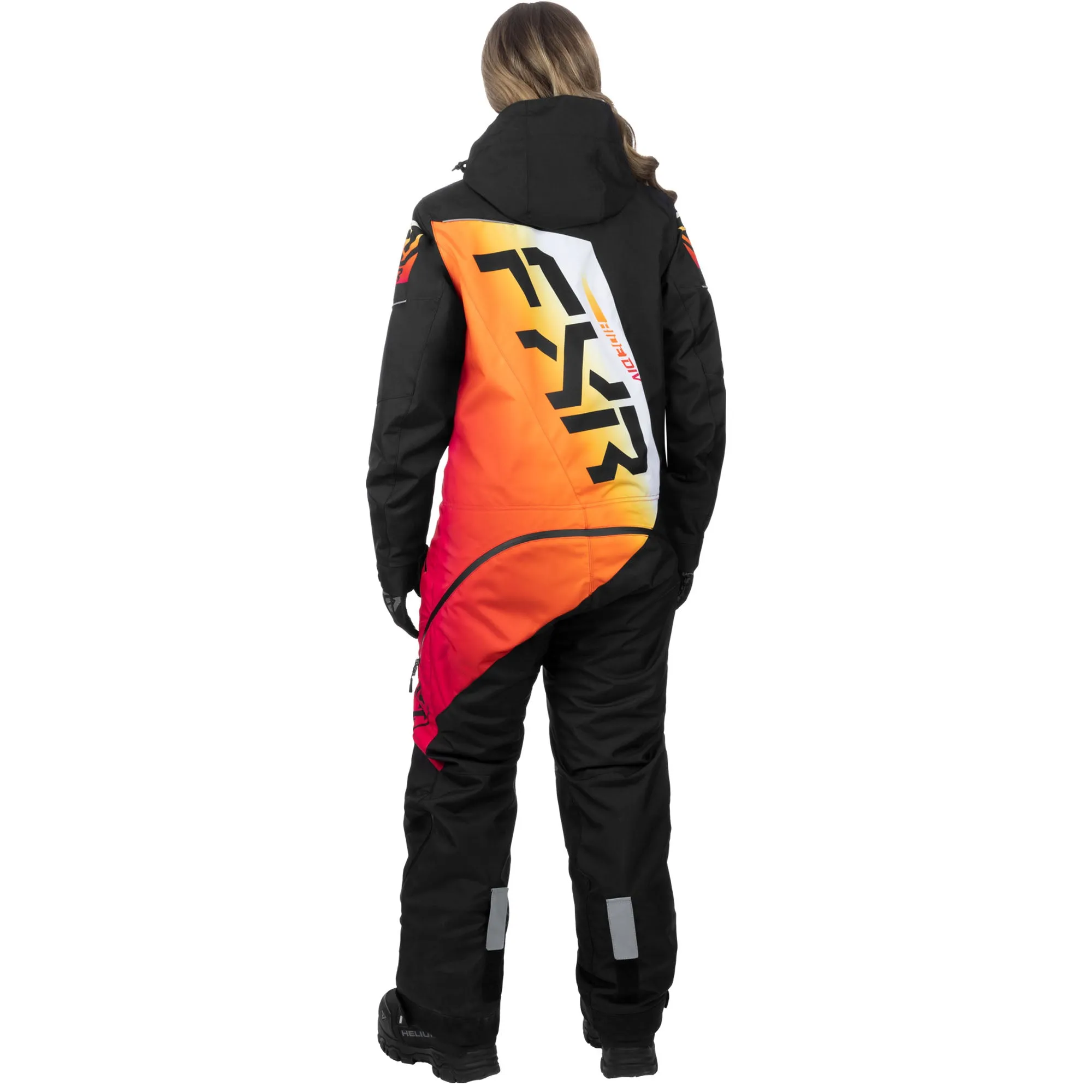 FXR CX F.A.S.T. Insulated Snowmobile Monosuit Black/Sunrise