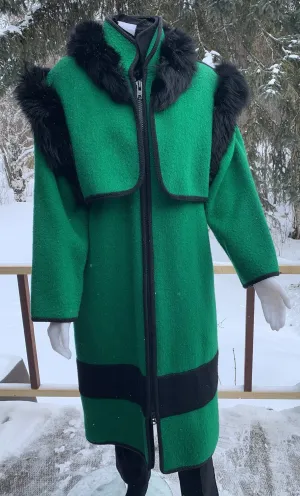 Green Parka with vest - Long