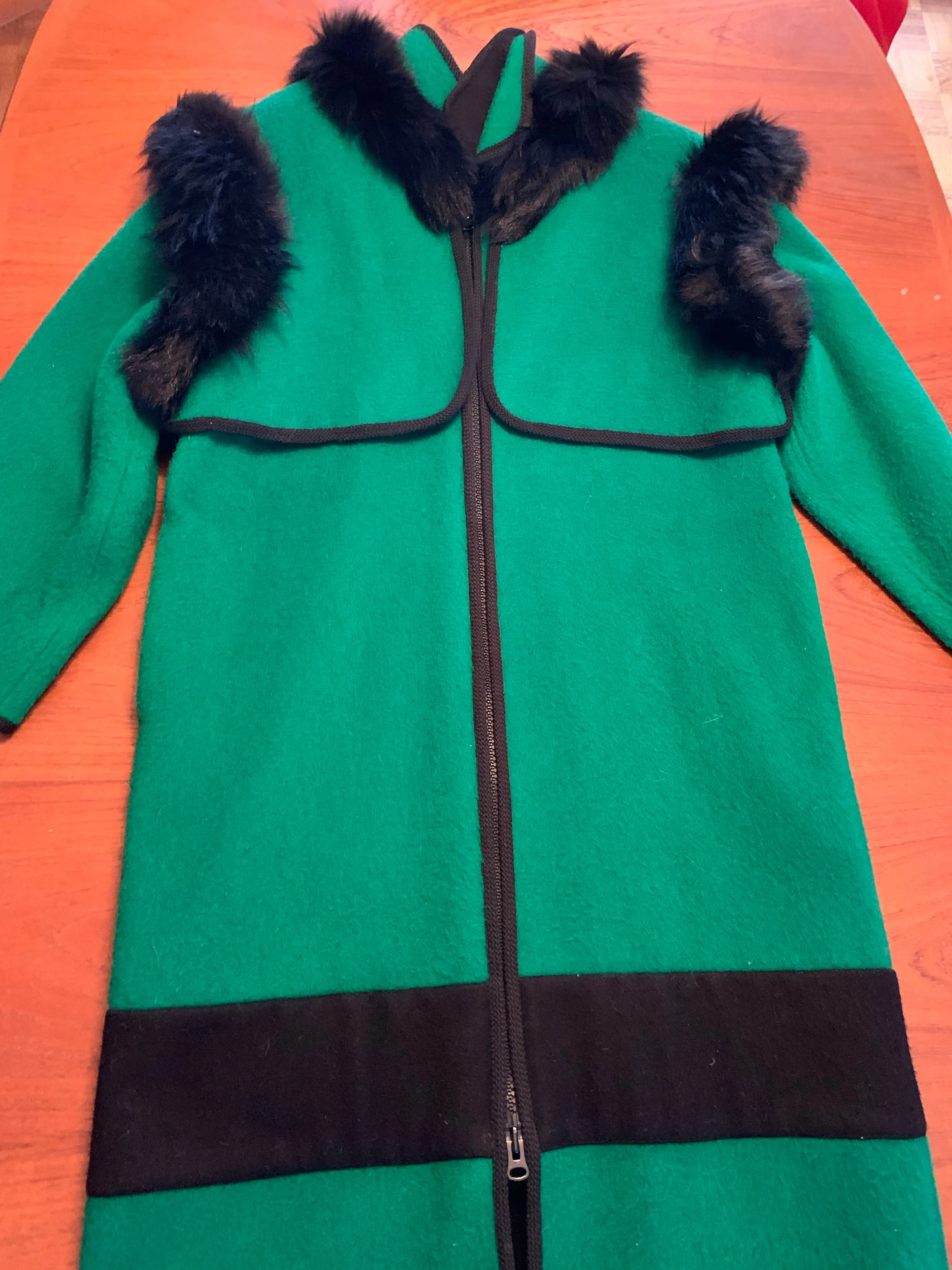 Green Parka with vest - Long