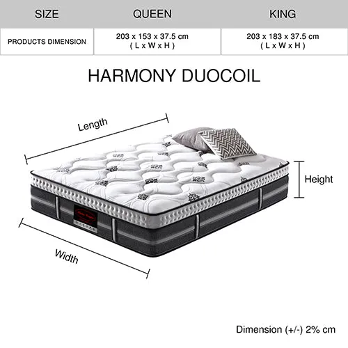 Harmony Nano Pocket Coil Deep Quilting Mattress