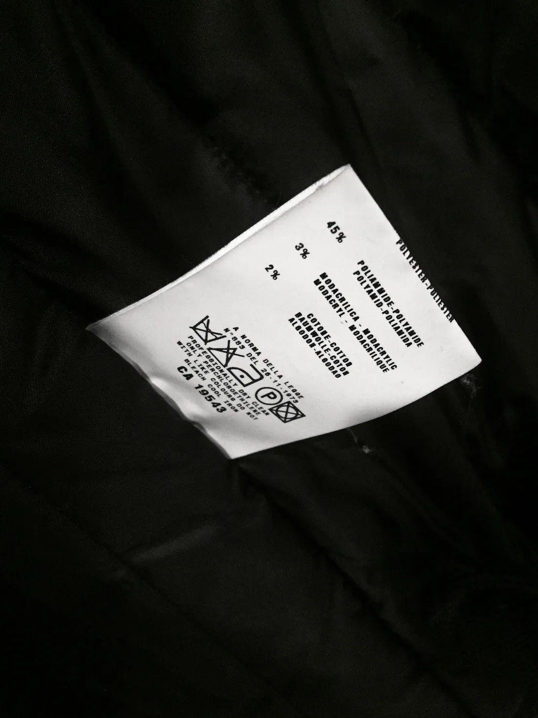 Helmut Lang AW99 Ballistic Astro Biker Parka