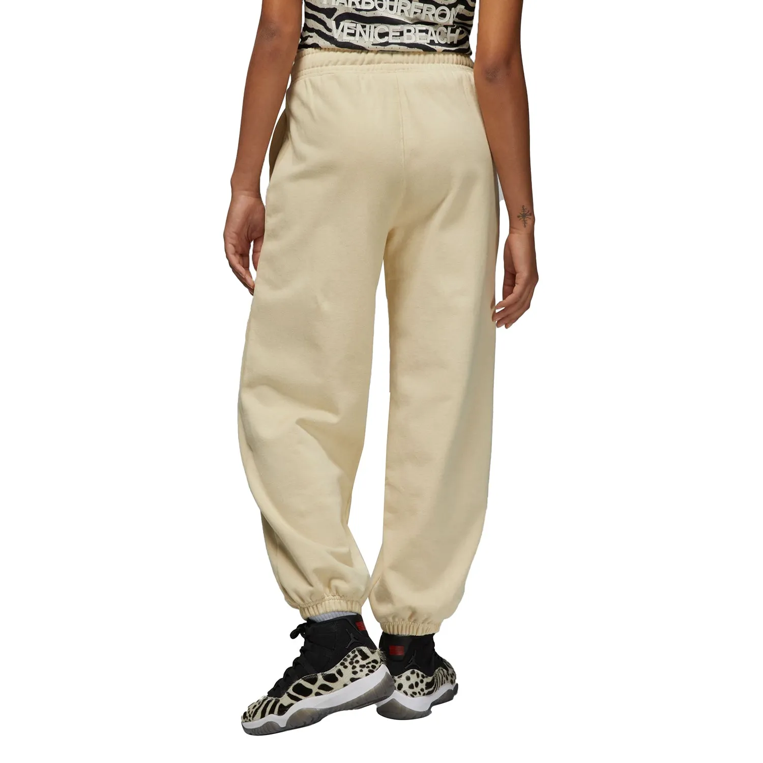 Jordan Flight Women's Fleece Pants Beach Beige