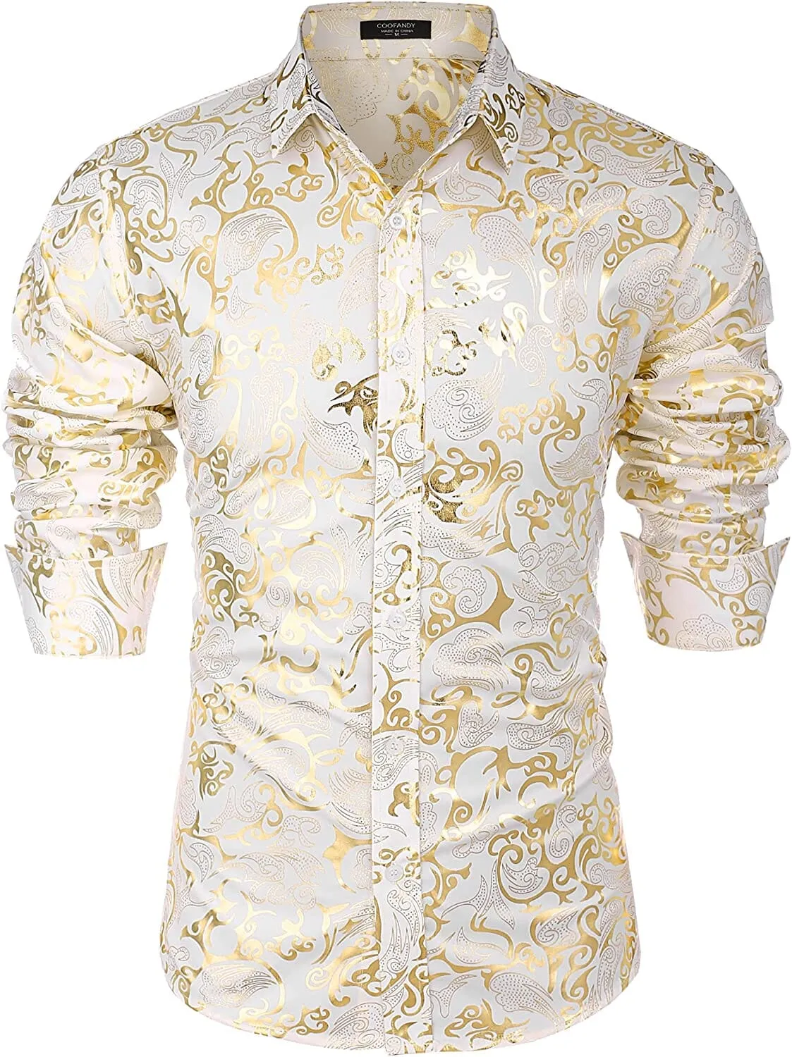 Luxury Design Floral Dress Shirt (US Only)