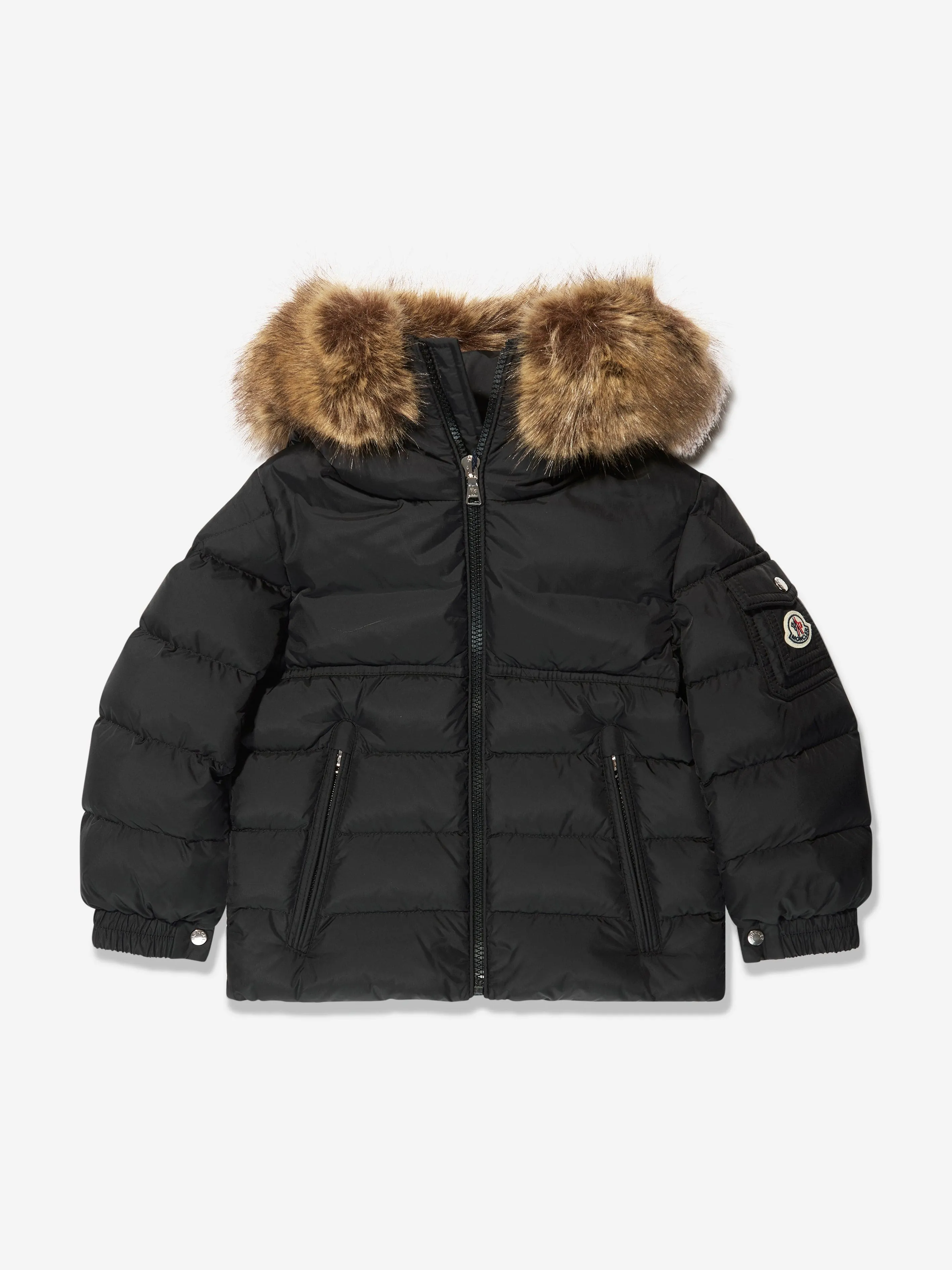 Moncler Enfant Boys Down Padded New Byron Jacket in Black