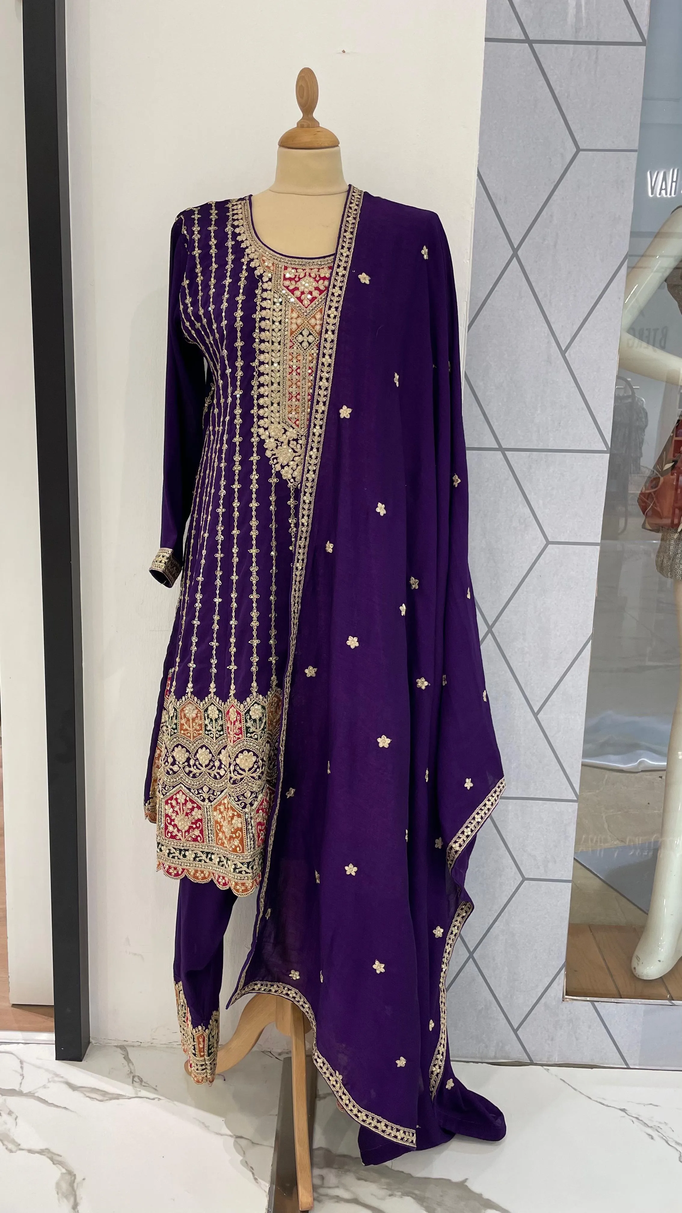 Navya Short Anarkali  ladies kurta sets (Ready to Wear)