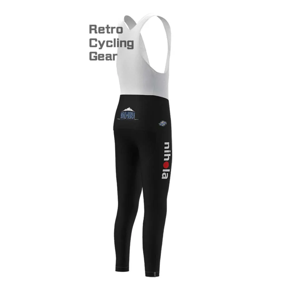 Red Bianchi Fleece Cycling Bib Pants