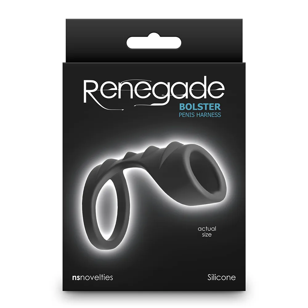 Renegade Bolster Silicone Penis Harness & Ball Ring