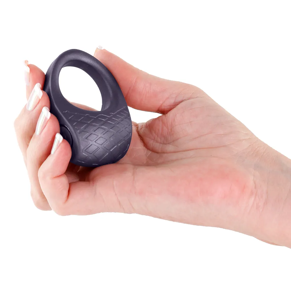 Seduction Levi Vibrating Textured Silicone Cock Ring