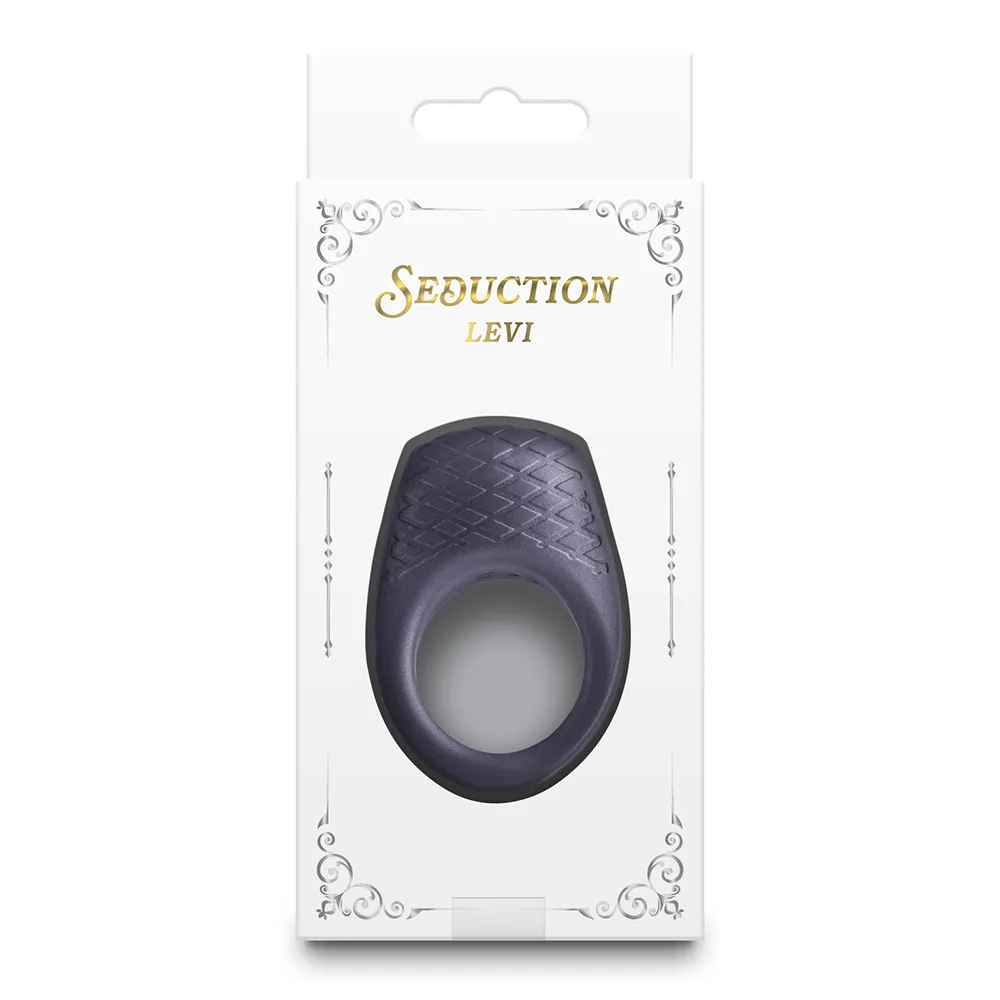 Seduction Levi Vibrating Textured Silicone Cock Ring