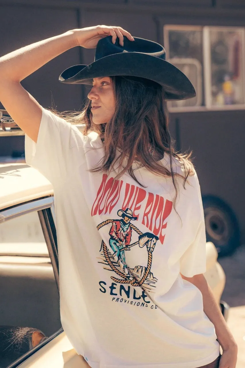 Sendero Stick Horse T-Shirt White