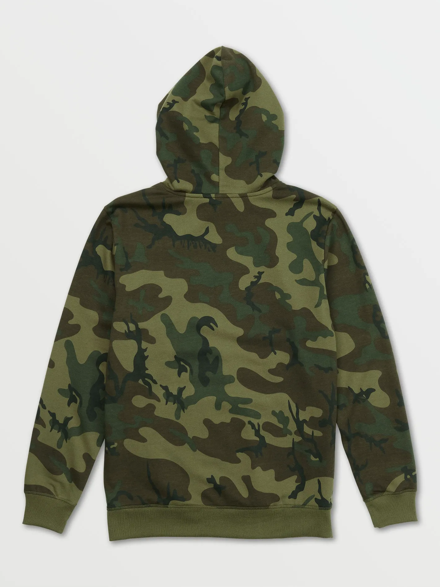 Vamo Pullover Fleece Hoodie - Green Combo