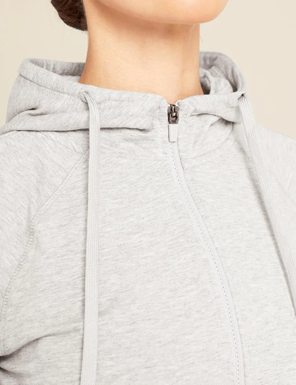 Women's Weekend Zip-Up Hoodie - Grey Marl